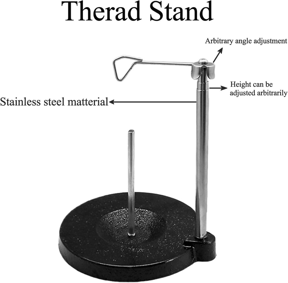 Adjustable Cone Thread Stand Spool Holder for Sewing Machine Embroidery Quilting