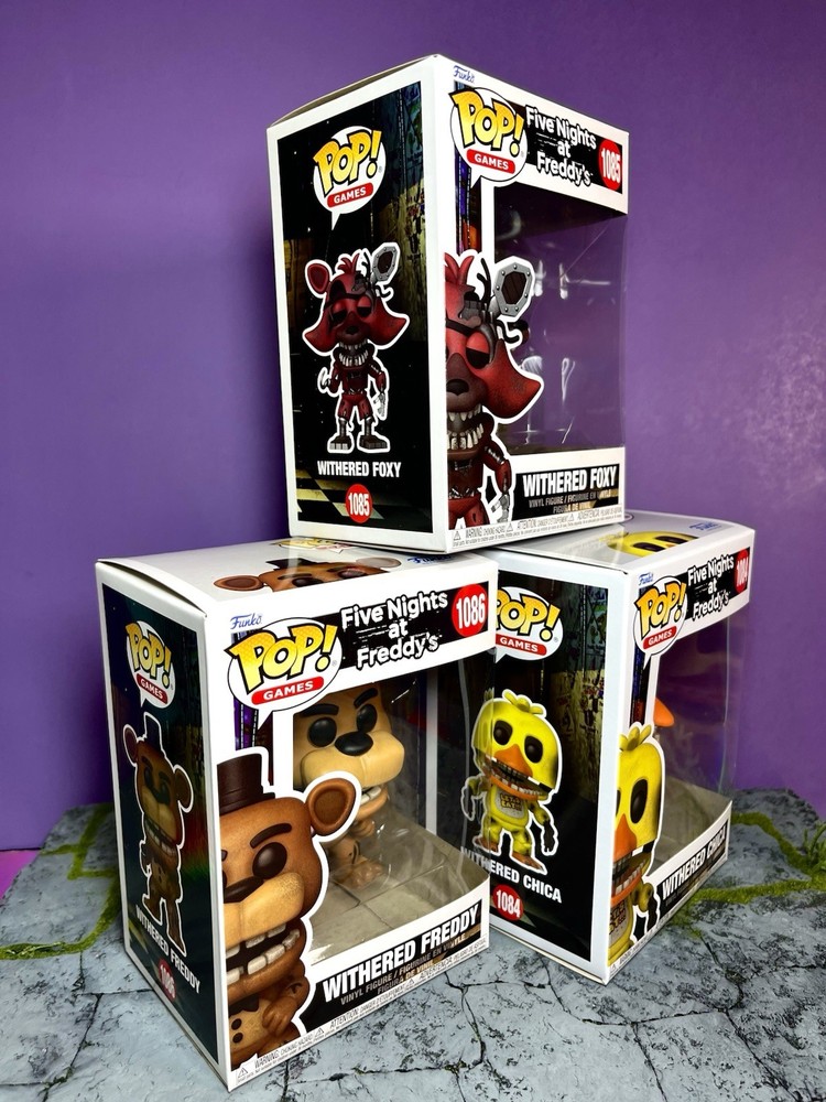 Funko Pop! Five Nights at Freddy's 2 - Withered Freddy, Foxy, & Chica Bundle!