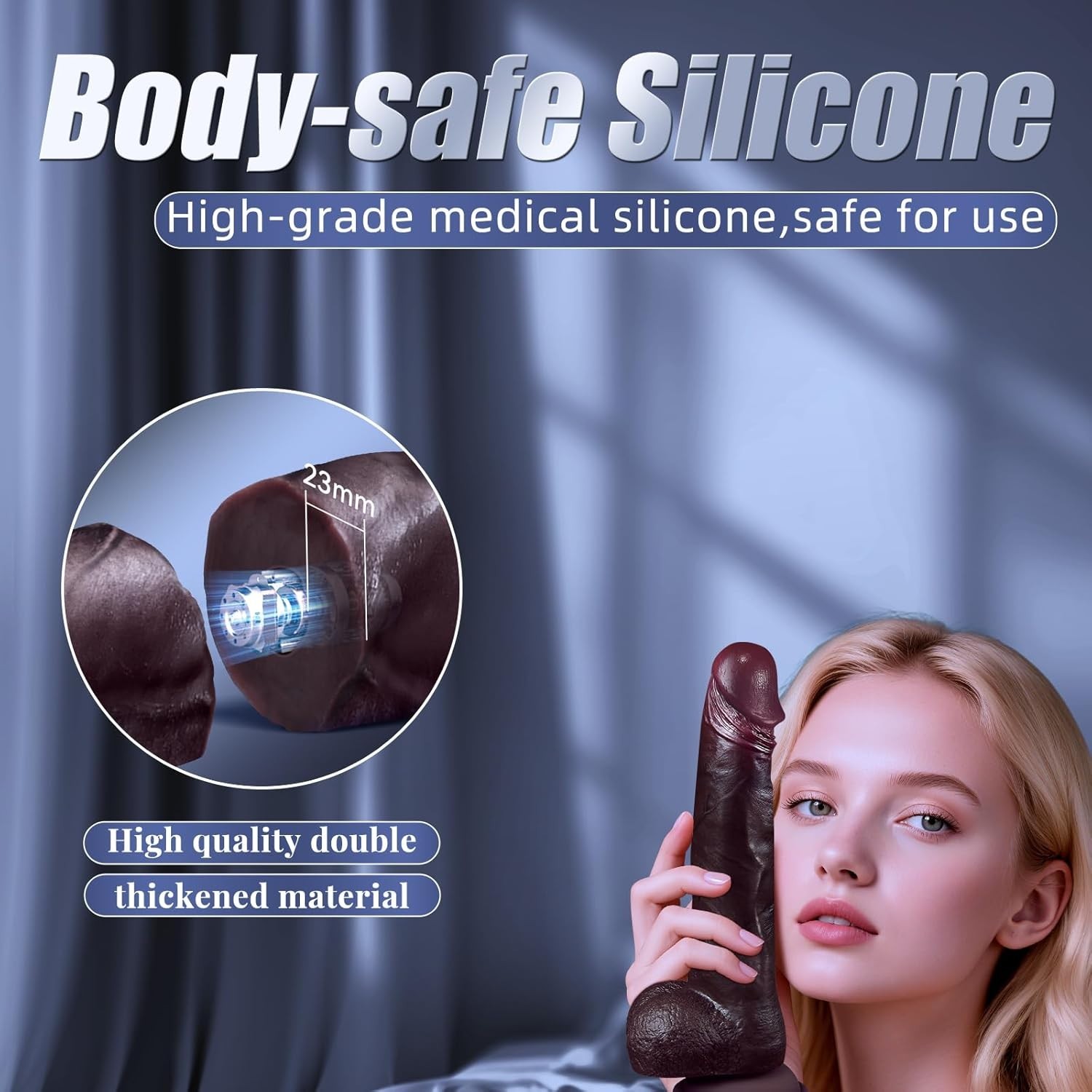 Telescopic Realistic Thrusting Dildo Vibrator Sex Toys for Women Remote Control