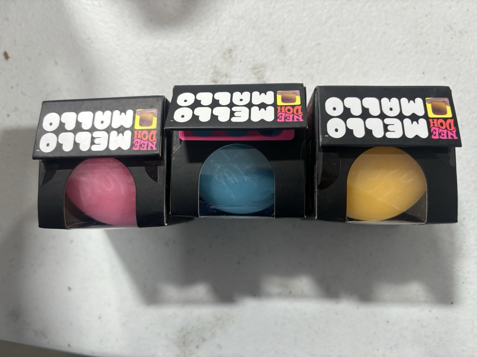 Nee Doh Needoh Mello Mallo Squishy Stress Fidget Color Changing Brand New - Pink