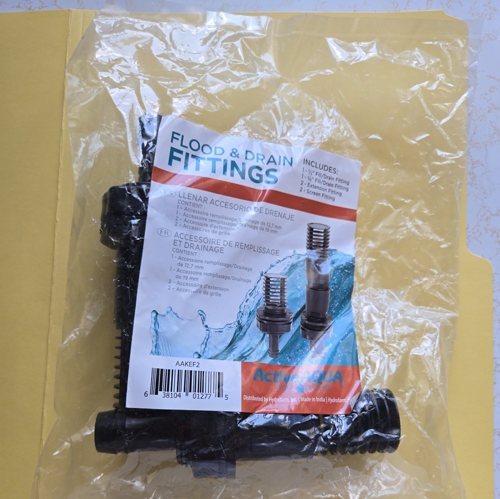Active Aqua Flood & Drain Fittings Kit