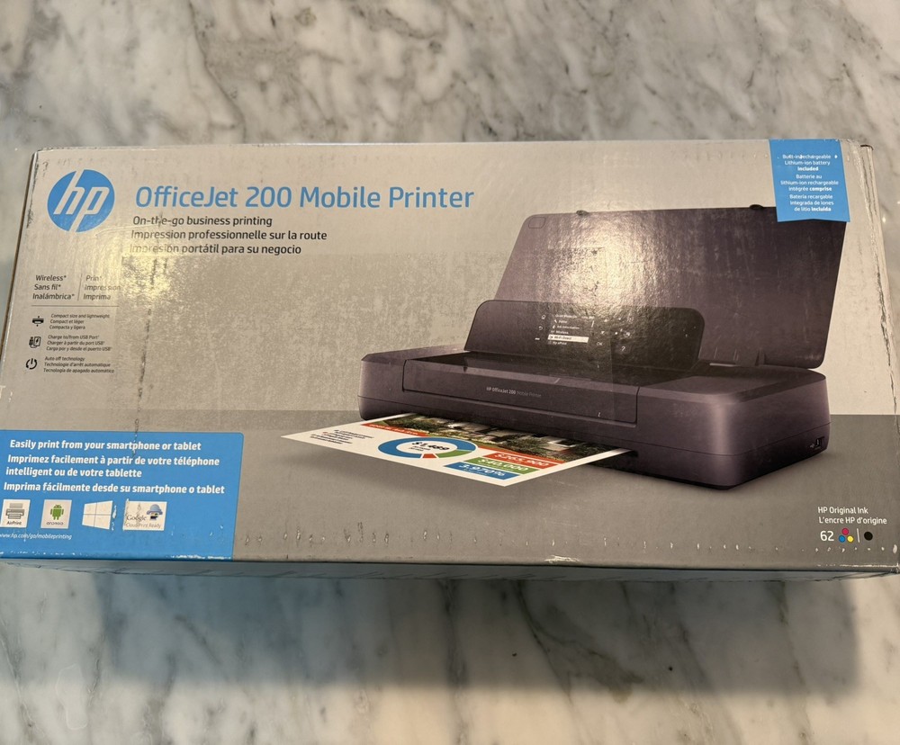 HP OfficeJet 200 Mobile Printer | HP ePrint | Wireless Direct Printing | CZ993A