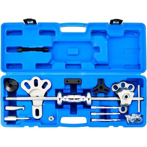 19PCS Slide Hammer Puller Set | 9-Way Internal External Puller Hub Puller,