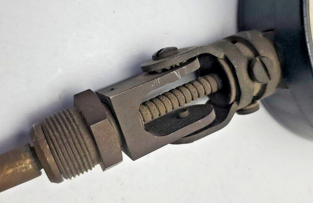 Marsh Instruments Fahrenheit Thermometer 0-100 Degrees Face 5" Adjustable Sensor