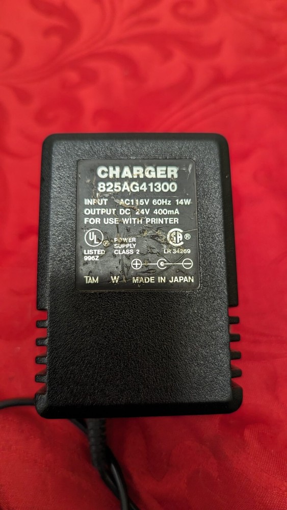 Mannesmann Tally Mobile Writer Printer PS With Power Supply Untested