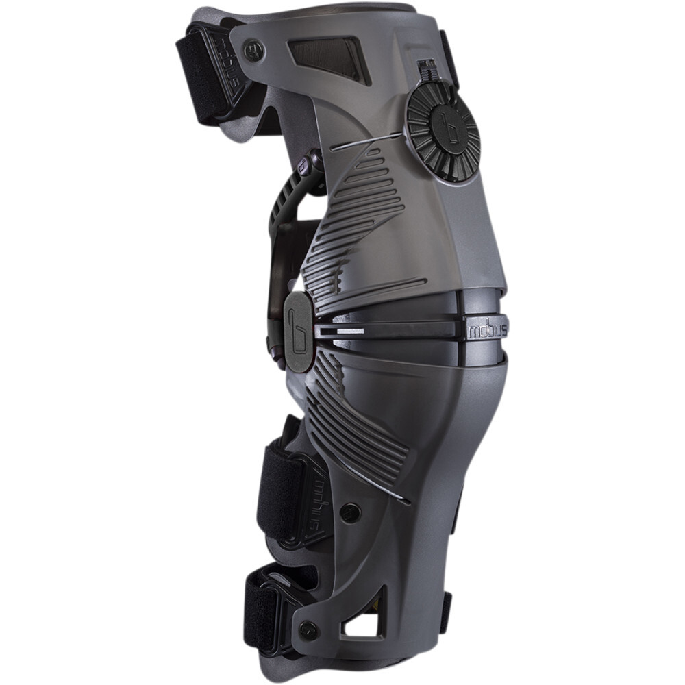 Mobius X8 Knee Braces (Gray / Black) XL