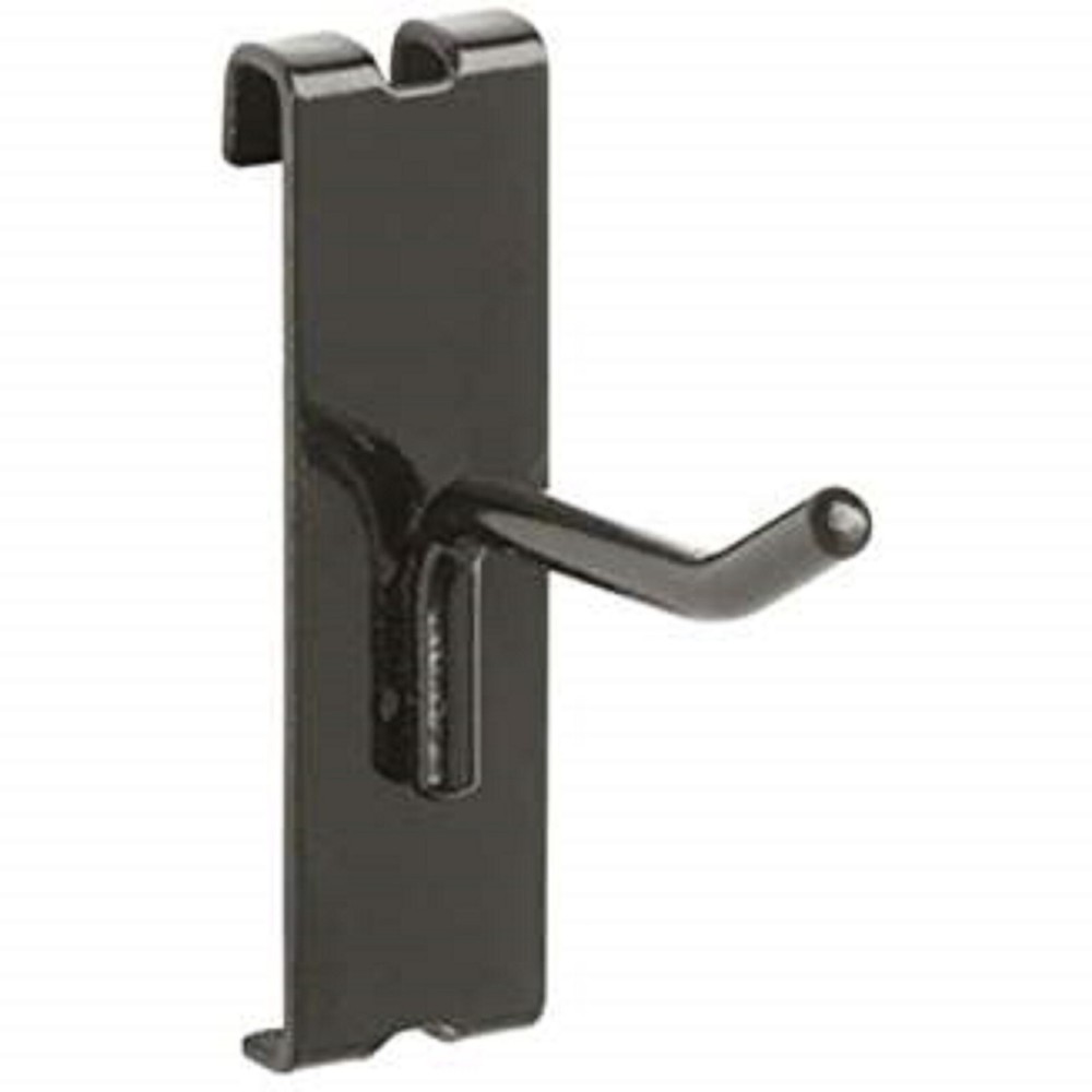 2" Grid Wall Hooks for Grid Panel Displays Black 25pk