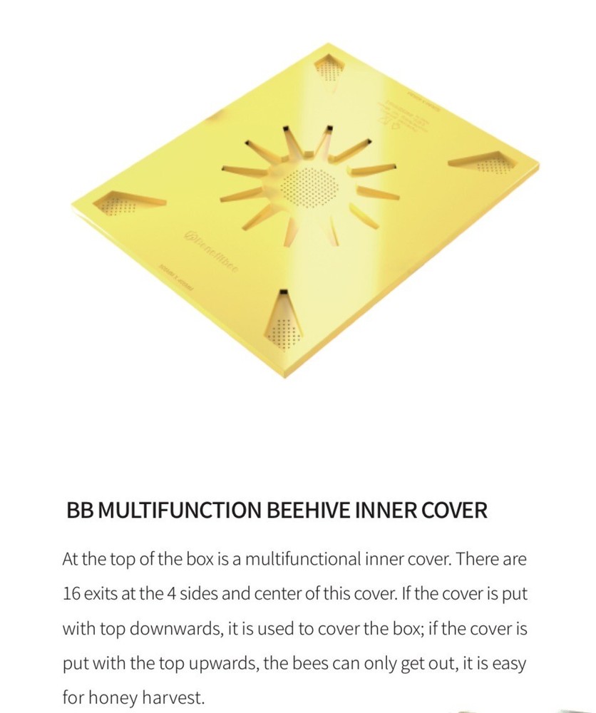 BeeHive Plastic Langstroth Size - 3 layers INSULATED Plastic Beehive- 3 LAYERS