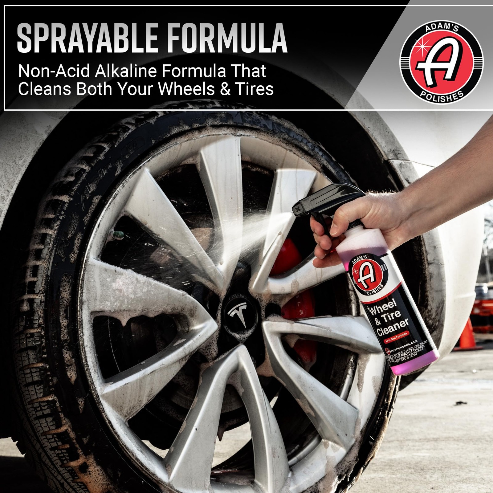 Wheel & Tire Cleaner 16oz Professional All in One Car Wash Wheel Well Cleani...