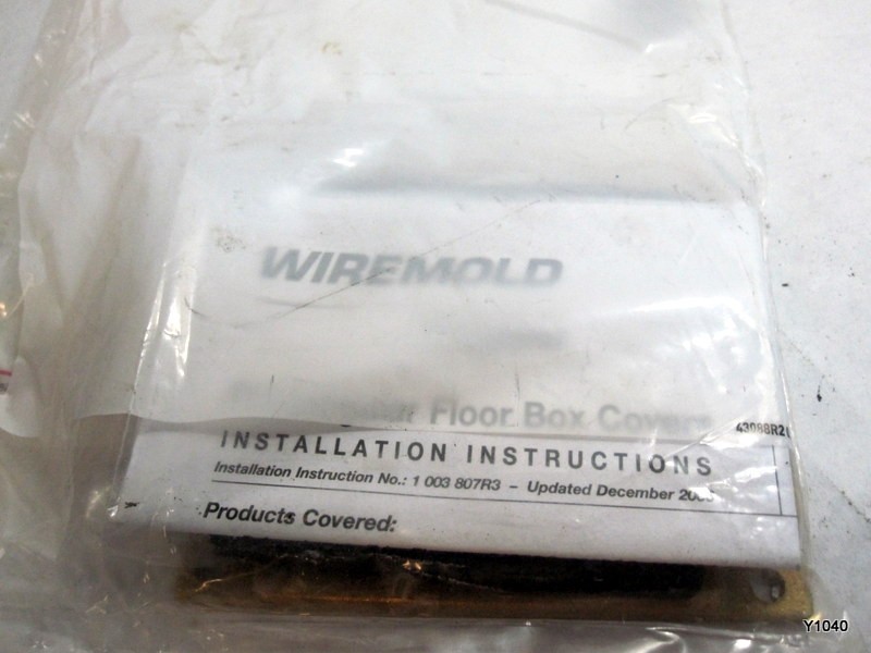 Wiremold Rectangular Duplex Cover Plate 828DPGFITC