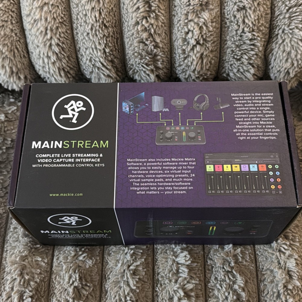 Mackie Mainstream Streaming Capture Interface: Slim Computer Accessories