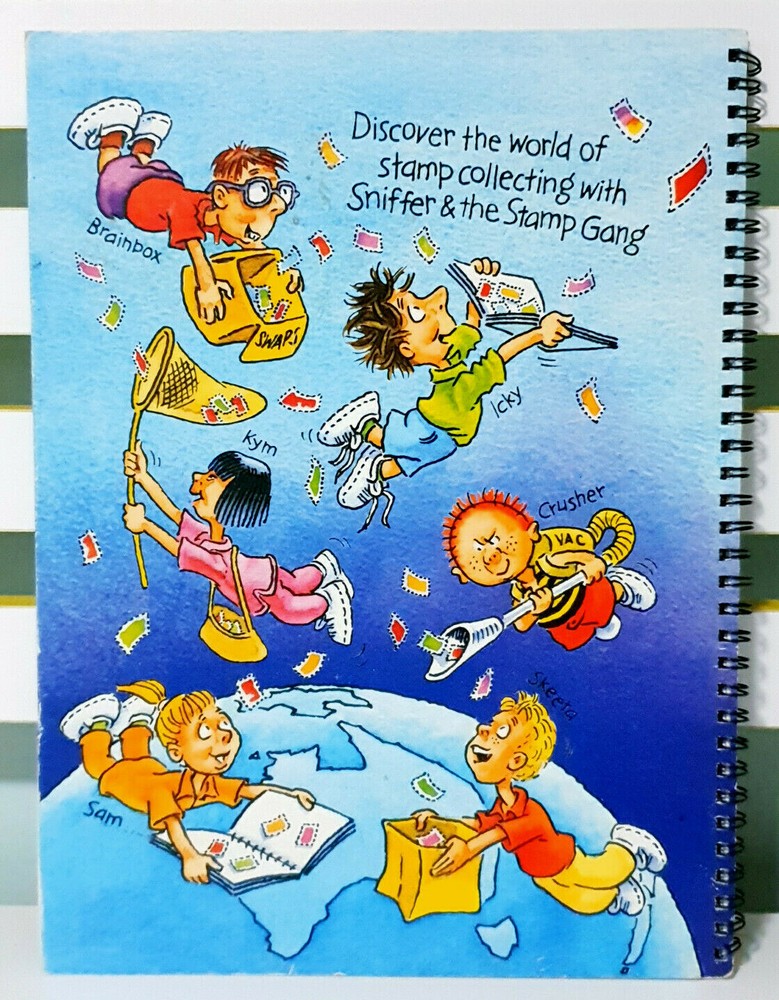Sniffer & The Stamp Gang's Stamp Album! Children's Stamp Collecting Book!