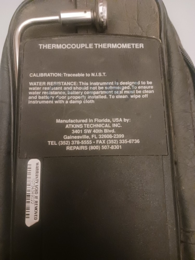 McElroy thermocouple thermometer PROBE