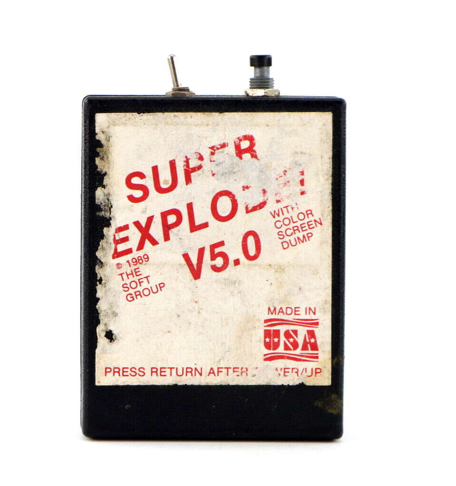 Super Explode! V5 Cartridge Commodore 64/C64 Tested
