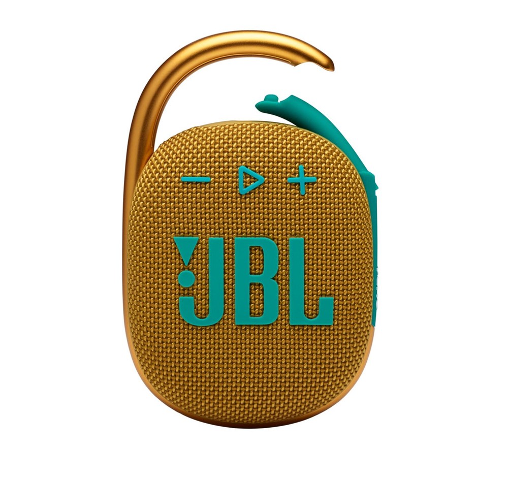 JBL Clip 4 Yellow Portable Bluetooth Speaker