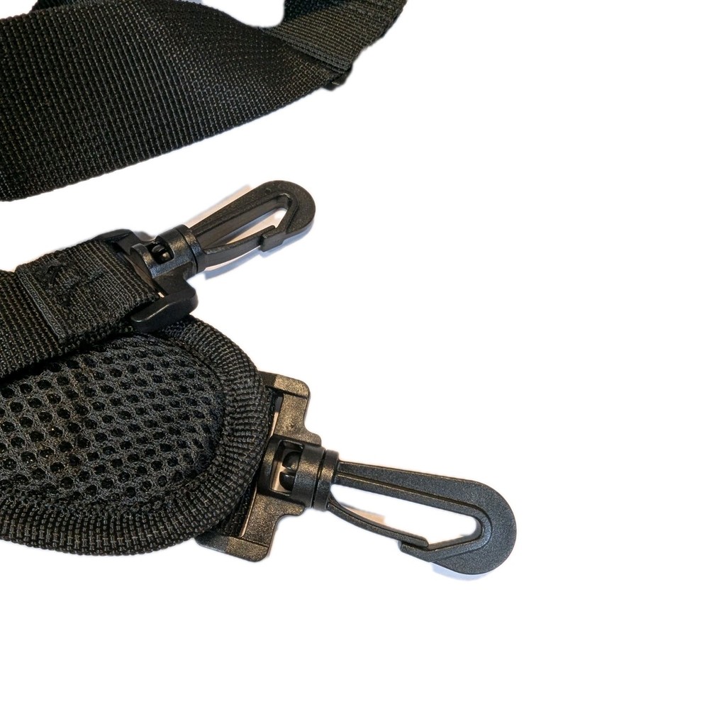 Black Gym Duffel Bag Strap with Clip Ends
