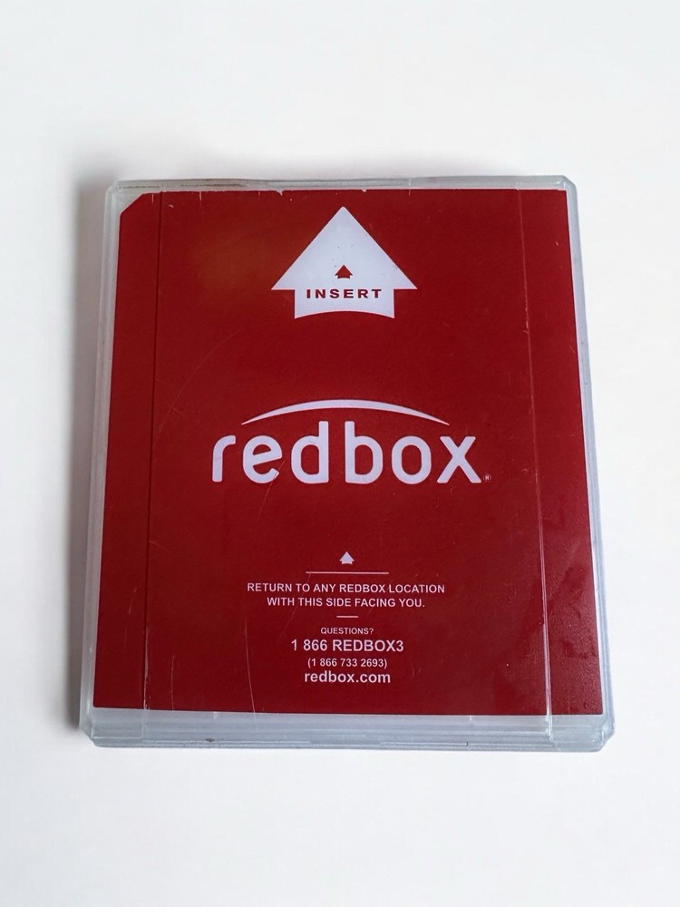 Original Redbox DVD Replacement Case Empty Hard Plastic Sleeve Red Retro Tech