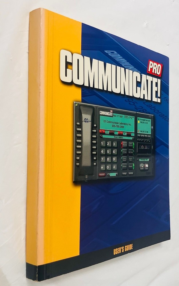 Communicate! Pro 2.0 Sealed CD w/ User Guide Win 95 NT Fax Voice Software NOS