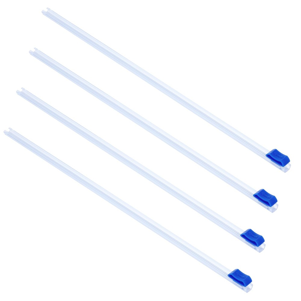 Qianyu Plastic Wrap Cutter Slide 4 Pcs Self-Adhesive Replacement...