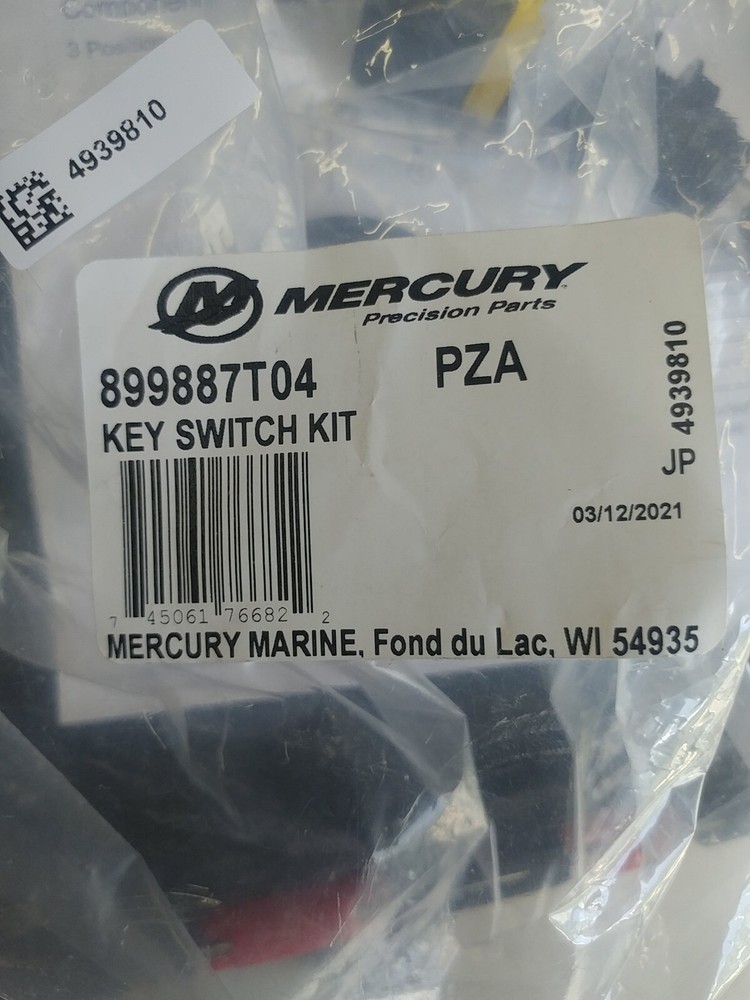 4939810 Cummins Marine Key Switch Assembly