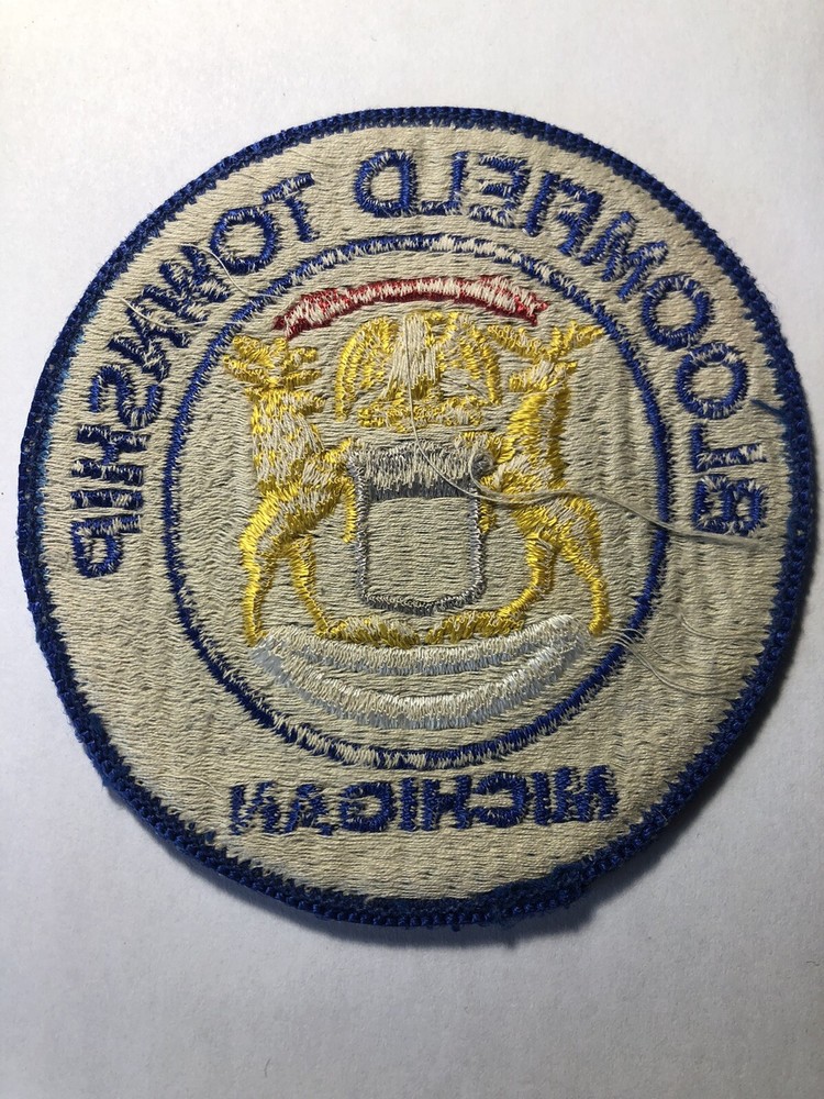 Bloomfield Hills Michigan City Seal Patch