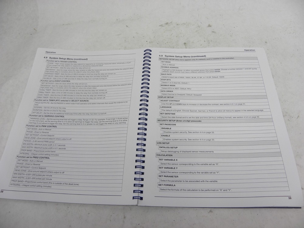 ORIGINAL USER MANUAL 58600-18 - Hach SC100 General Purpose Analyzer Instructions