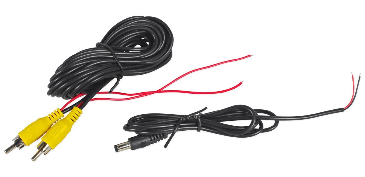 Rockville RBC5B Black Metal Car License Plate Camera+Night Vision+Distance Lines