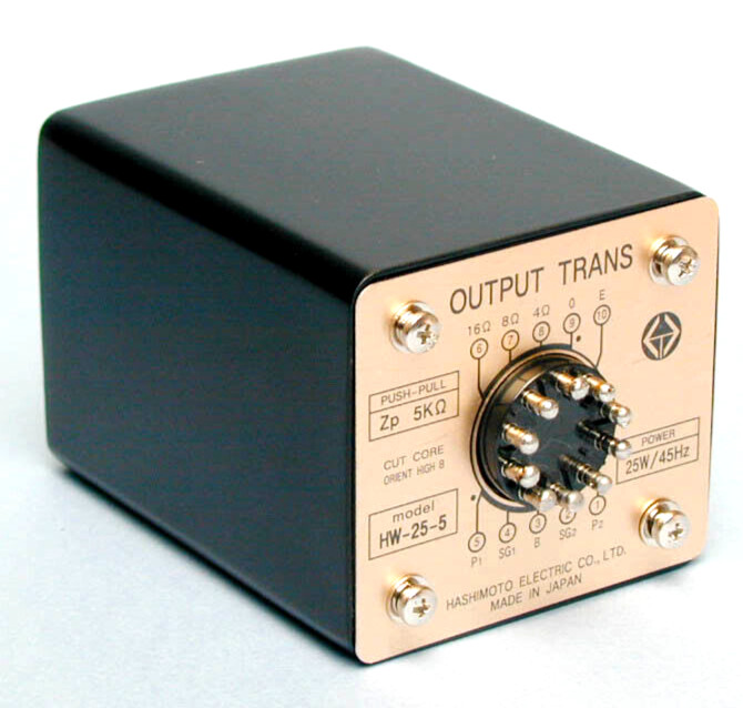 Hashimoto HW-25-5 Output Transformer Push-Pull for VT52,2A3,6A3 [US Duty Paid]