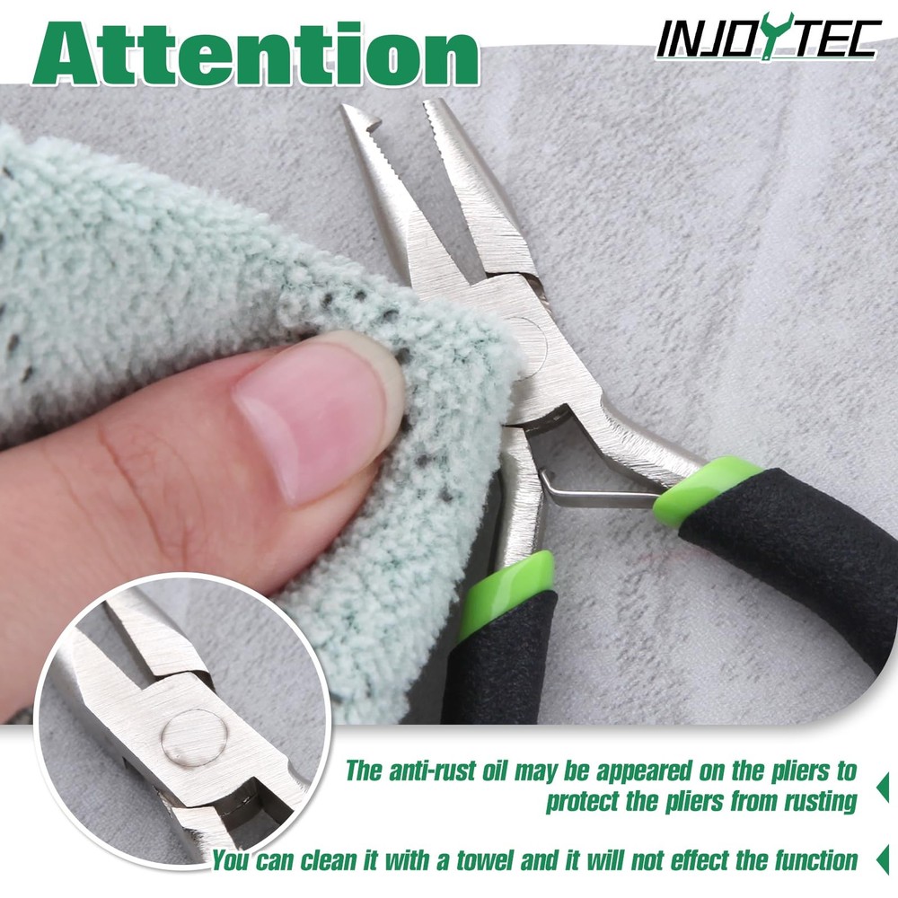 Mini Split Ring Pliers Jewelry Pliers 3" Split Ring Tool Jump Ring Opener Spl...