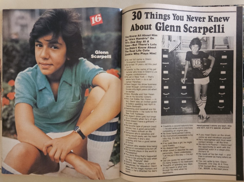 16 Magazine January 1982 KISS ACDC,STYX, VAN HALEN, SPRINGFIELD