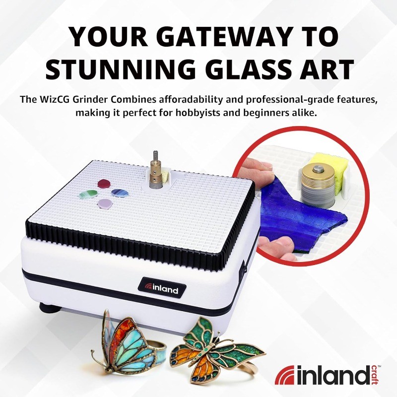 Precision Glass Grinder Machine for Shaping Drilling for Stained Glass Tools