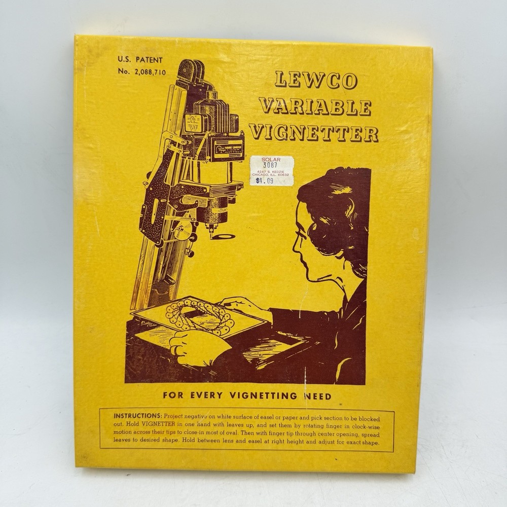 Vintage Lewco Variable Vignetter Vignetting Darkroom Photo Printing