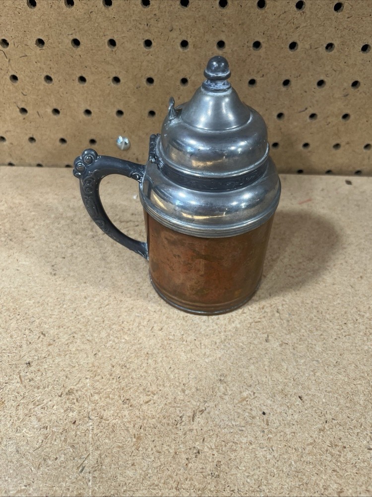 G.I. Mix & Co Sovereign  Pot - Late 1800s Handcrafted Copper Ornate