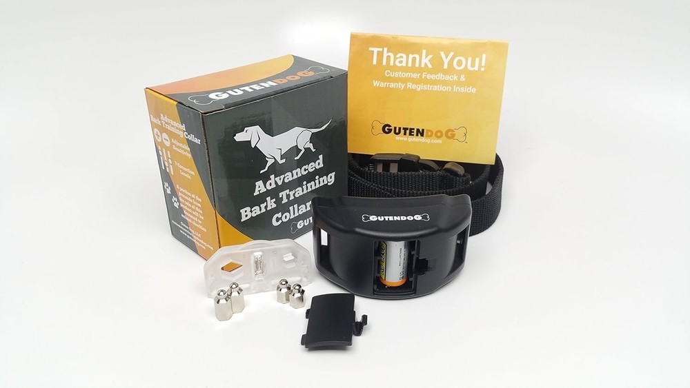 Gutendog Advanced Bark Training Shock Collar with 7 Levels Sensitivity Control