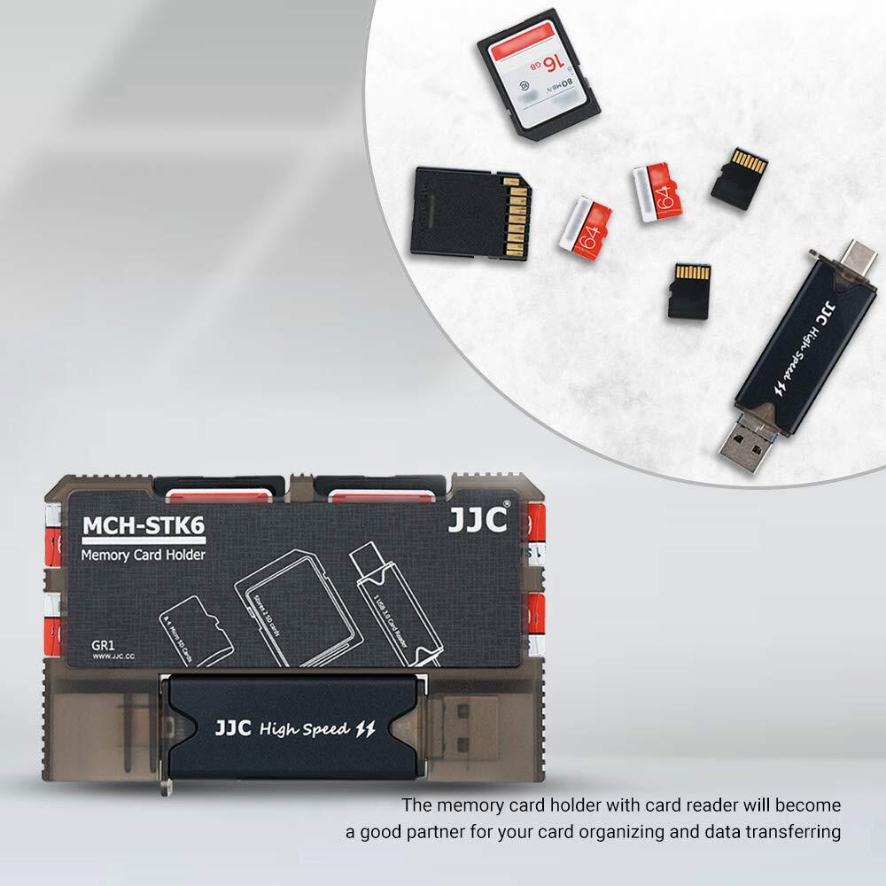 Micro Sd Card Holder And Sd Card Case Memory Card Storage Organizer With Usb Rea