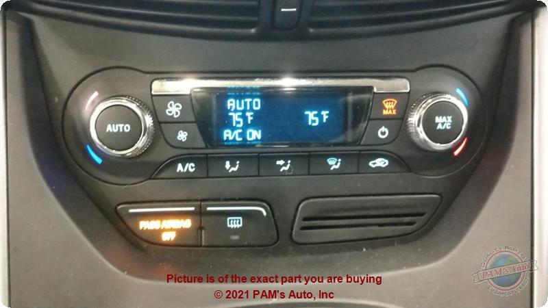 Used A/C Selector Switch fits: 2015 Ford Escape Front automatic temperature cont