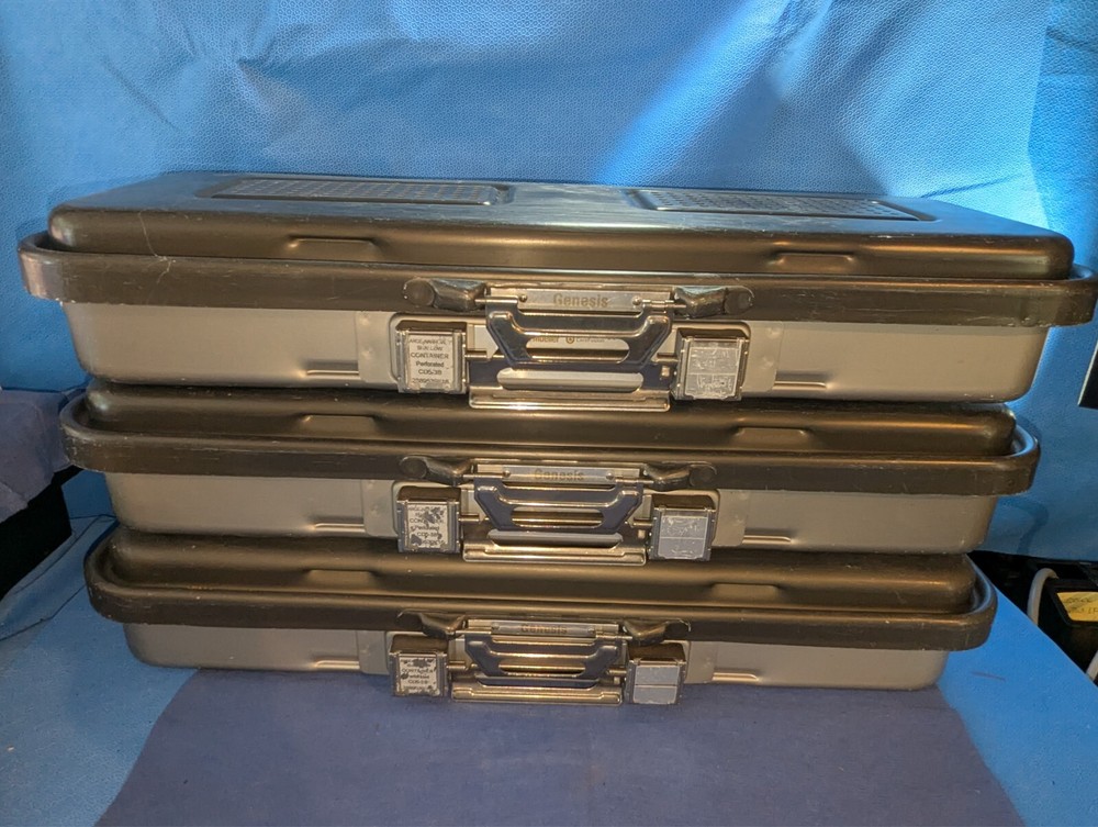 V.Mueller Genesis CD5-3B Large/Narrow/Shallow Container with Basket & Plates