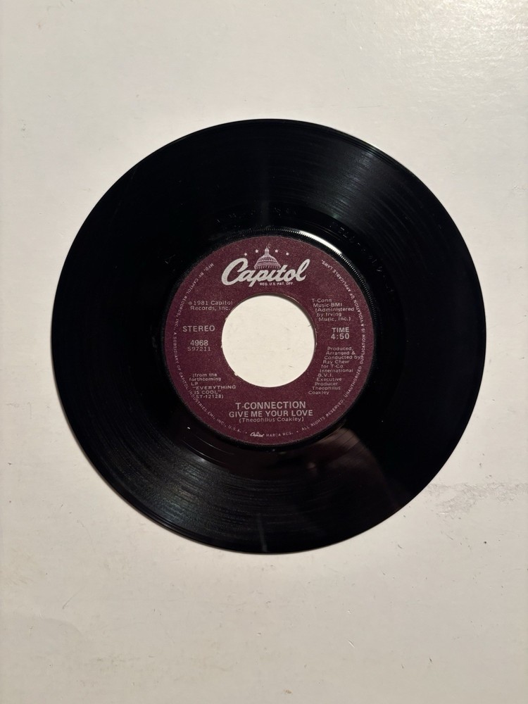 T-Connection “Everything Is Cool” Capitol 7” 45 VG++