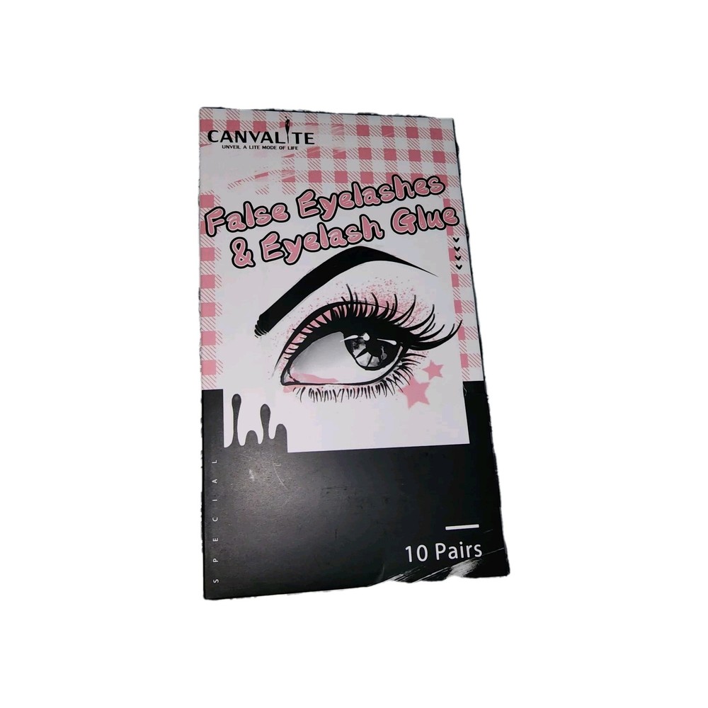 Canvalite False Eyelashes with Glue