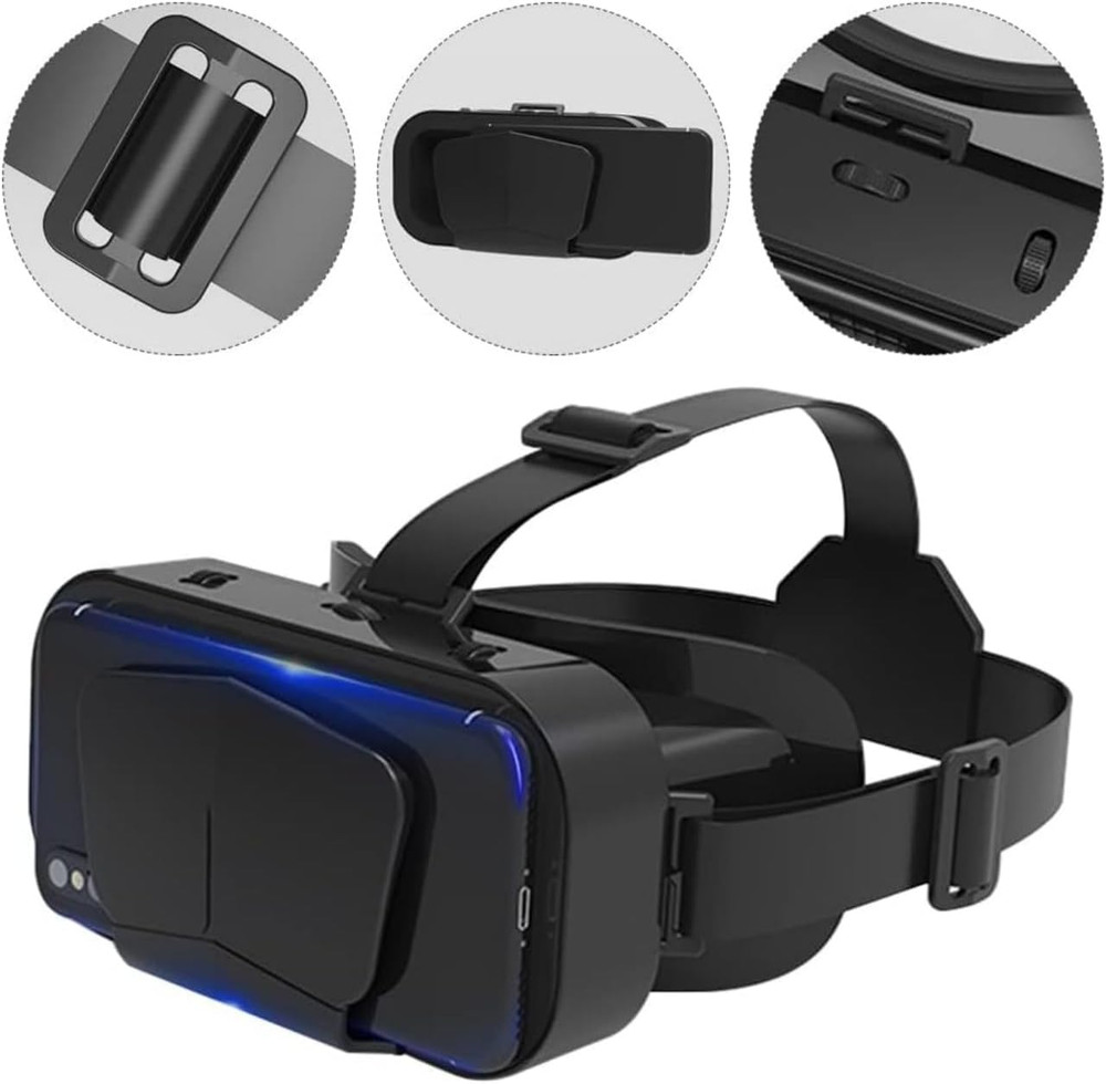 3D Virtual Reality VR Headset Goggles - 360° Panorama Anti-Blue Light Adjustable
