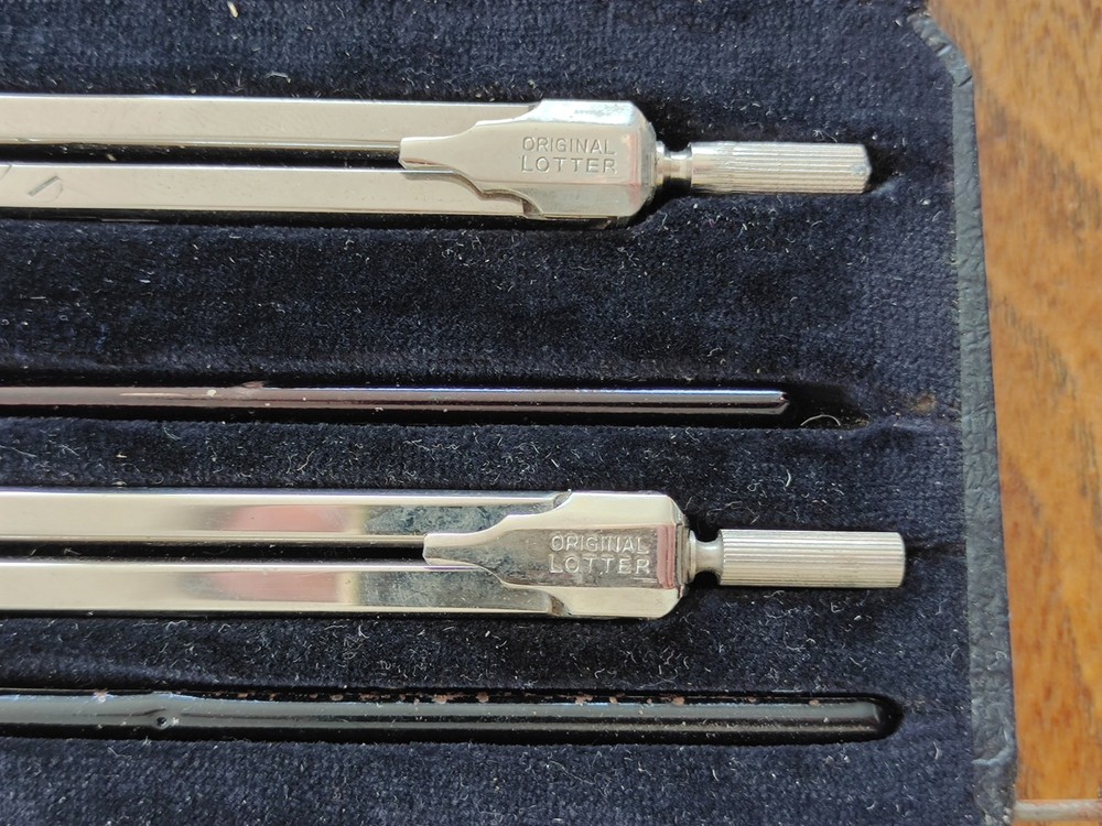 Original Lotter - Draughtsman's Precision Technical Drawing Set in Case