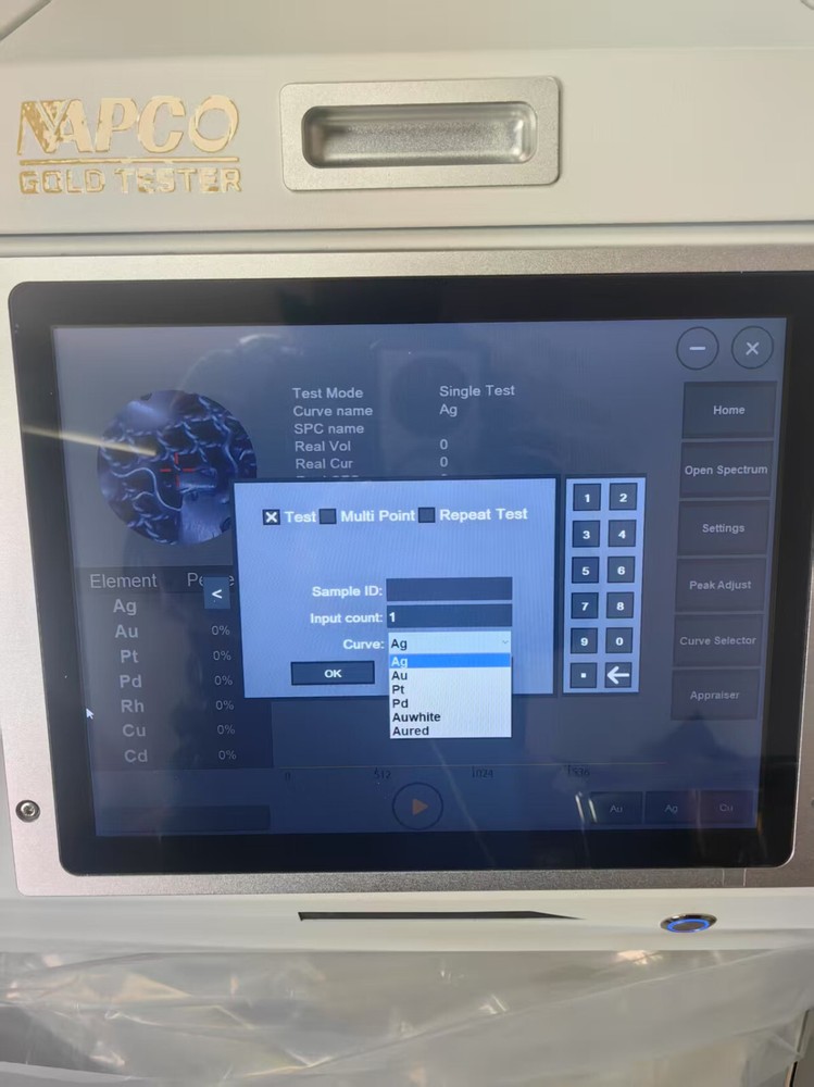 Automatic Gold Purity XRF Analyzer Meter Platinum Silver Content Test Machine