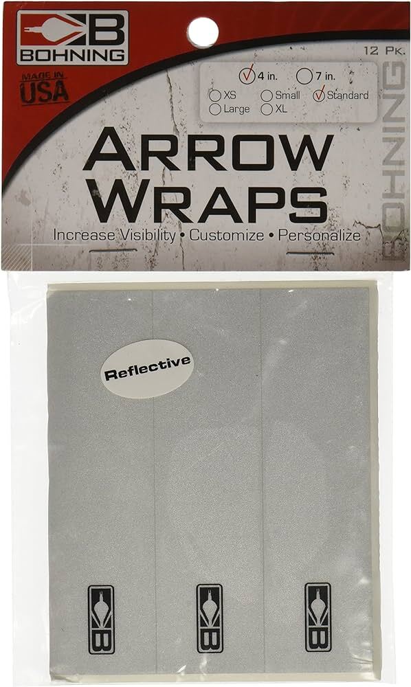Bohning - Arrow Wrap - 4" Reflective - Large - 13pk