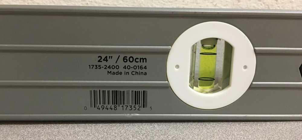 Johnson Level 1735-2400 24 in. Aluminum Box Level