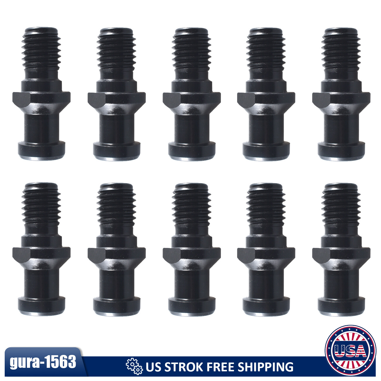 10PC CAT40 15 .747 Pull Stud LOT Coolant Thru Retention Knob For DMG Mori Doosan