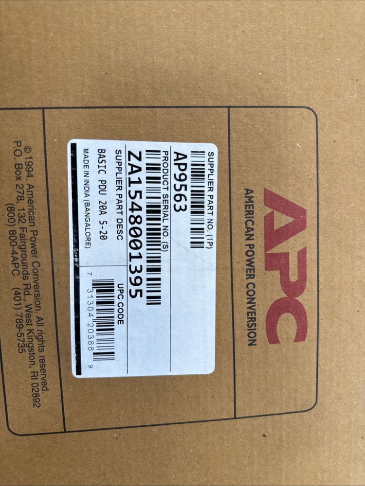 APC AP9563 Basic PDU 20A