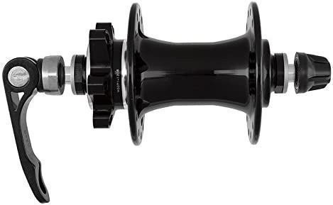 Wheel Master MT-2000 Front Disc Hub - QR, 6-Bolt, 28H, Black