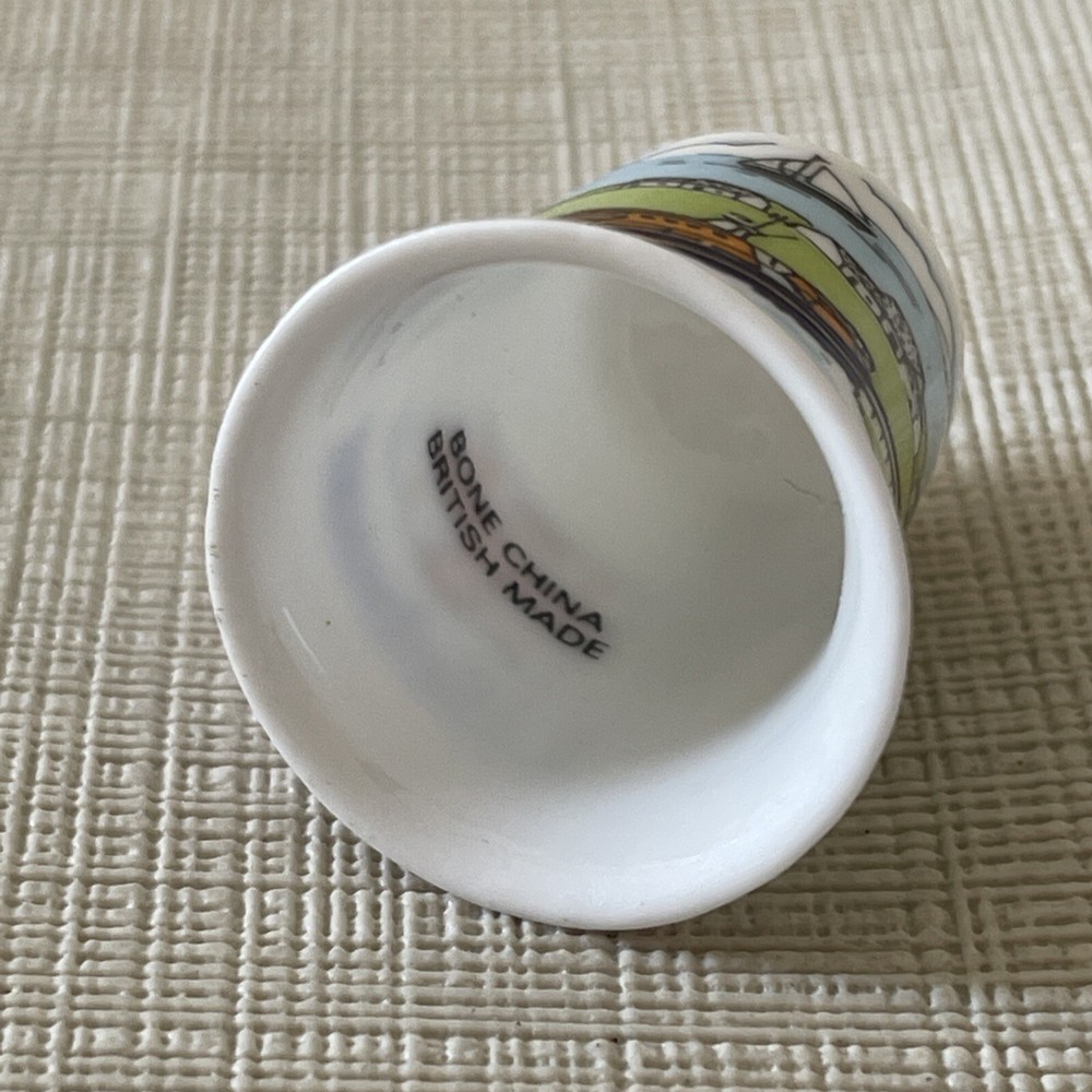Vintage RNLI Lifeboat Fine Bone China Thimble