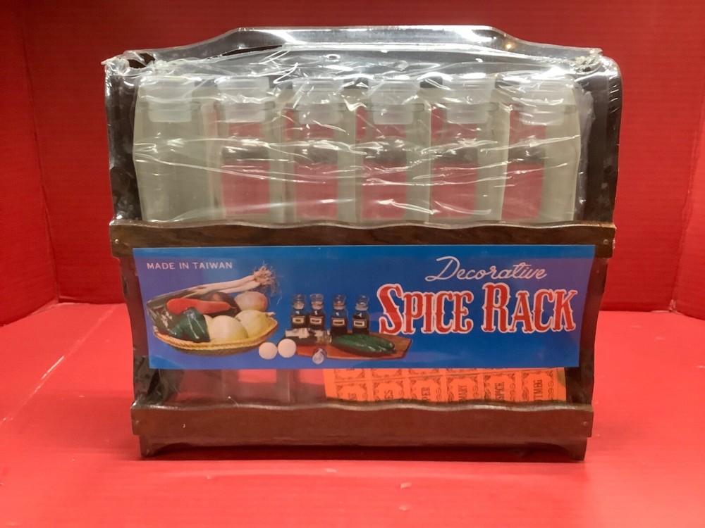 Unbranded Decorative Spice Rack w/ Shakers