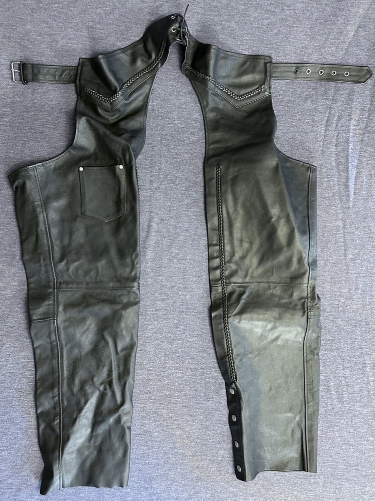 EXL Genuine Leather Chaps Size L